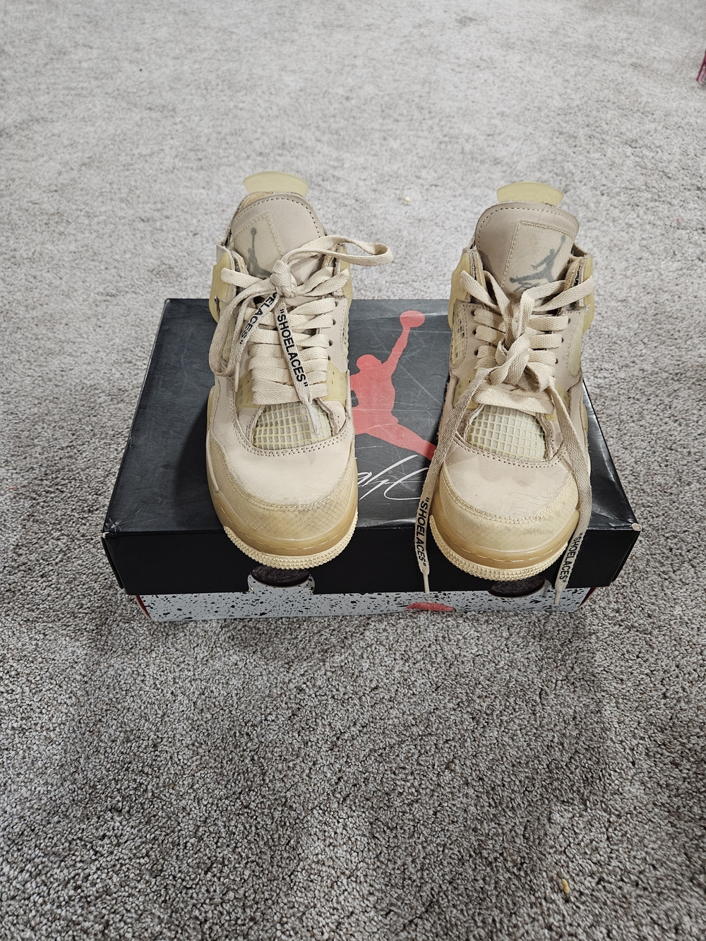 Nike Men’s Sneakers in Tan and Light Yellow